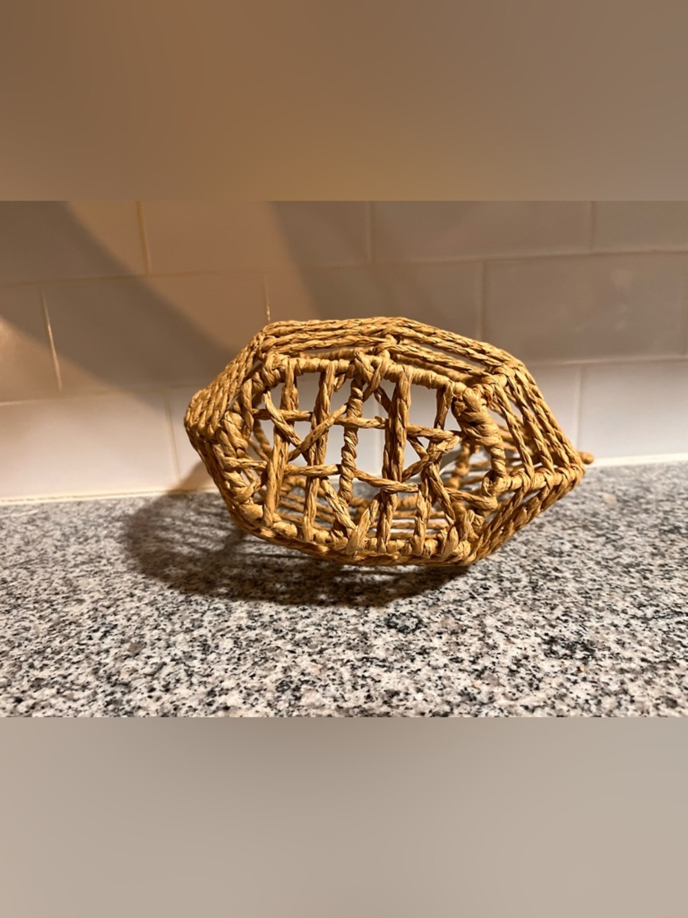 Handwoven Natural Rattan Chicken Basket - Home Accents - Picture 7 of 8